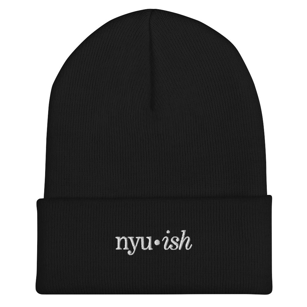 nyu ish beanie