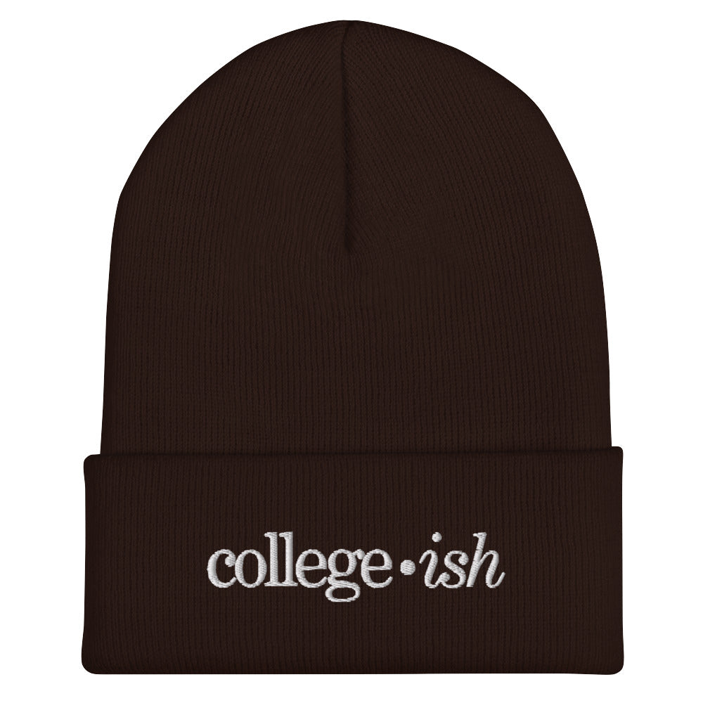 college ish beanie